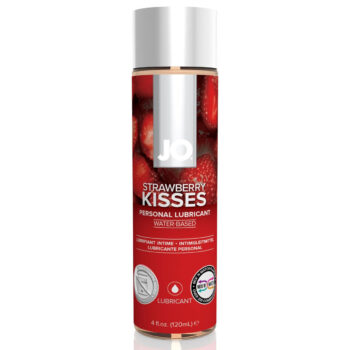 Lubrifiant comestible fraise 120 ml à base d’eau avec bec verseur – Sexity
