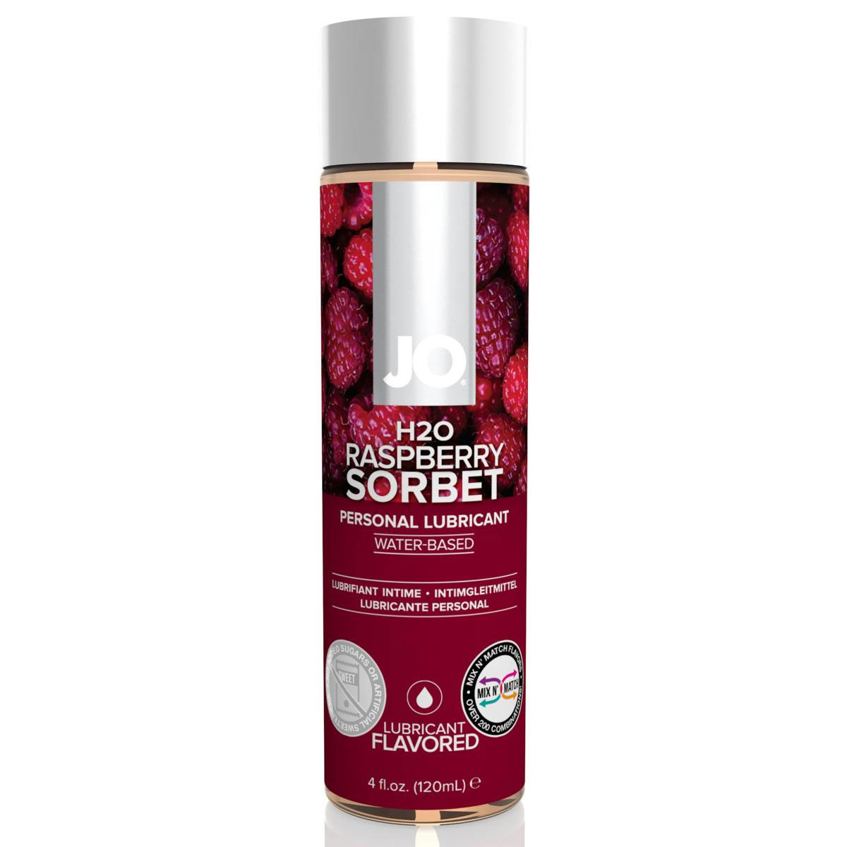 Lubrifiant comestible framboise à base d’eau pour sexe oral et plaisir intime – Sexity