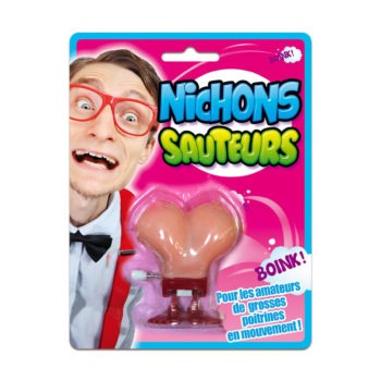 Nichons sauteurs en plastique, jouet humoristique pour adulte, gadget EVJF