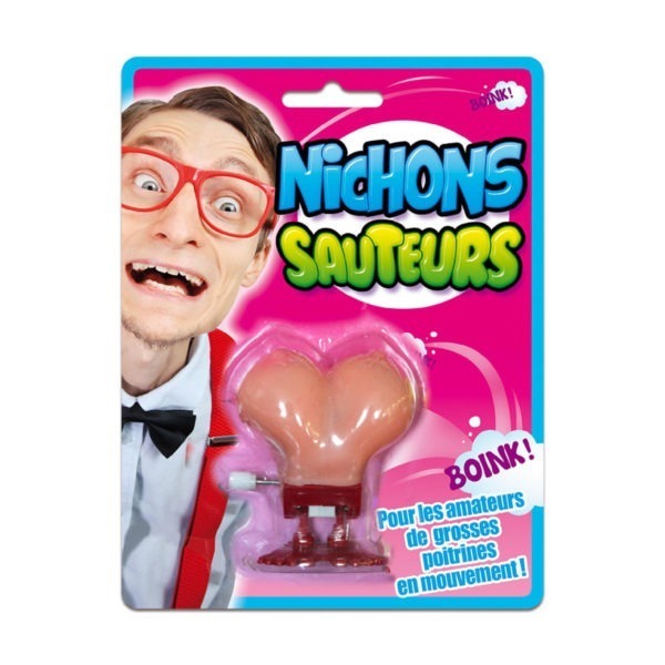 Nichons sauteurs en plastique, jouet humoristique pour adulte, gadget EVJF