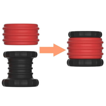 Ballstretcher 2 en 1 silicone souple — diamètre intérieur 3,5 cm extensible