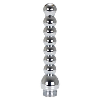 embout de lavement anal métal 7 boules – vue complète – Sexity Nantes