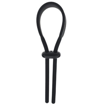 cockring réglable silicone noir vue générale