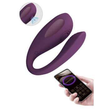 Stimulateur couple connecté Aari Pretty Love USB magnétique vue ensemble fond blanc