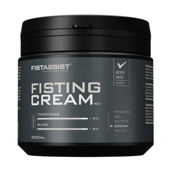 Crème de fist Fist Assist pot 500 ml vue de face fond blanc