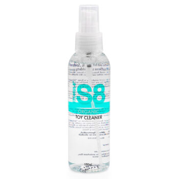 Nettoyant sextoy S8 spray 150 ml vue de face fond blanc