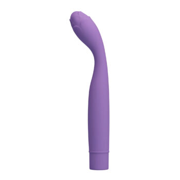 Vibromasseur point G fin Hilary, vue de profil fond blanc